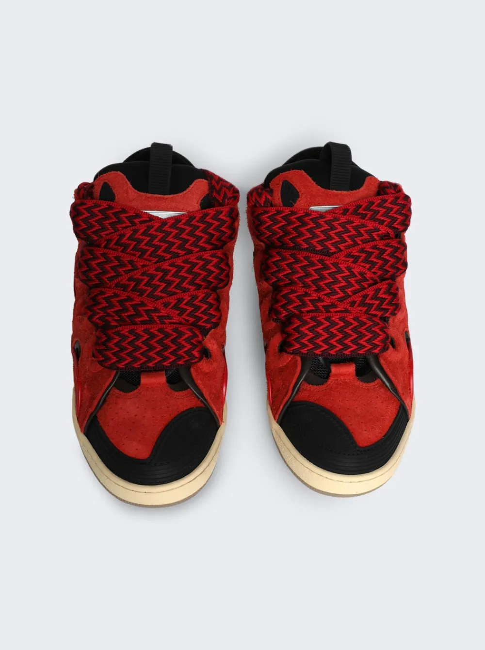 Lanvin Curb Sneakers Poppy Red