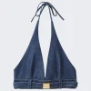 Miu Miu Denim Top Blue