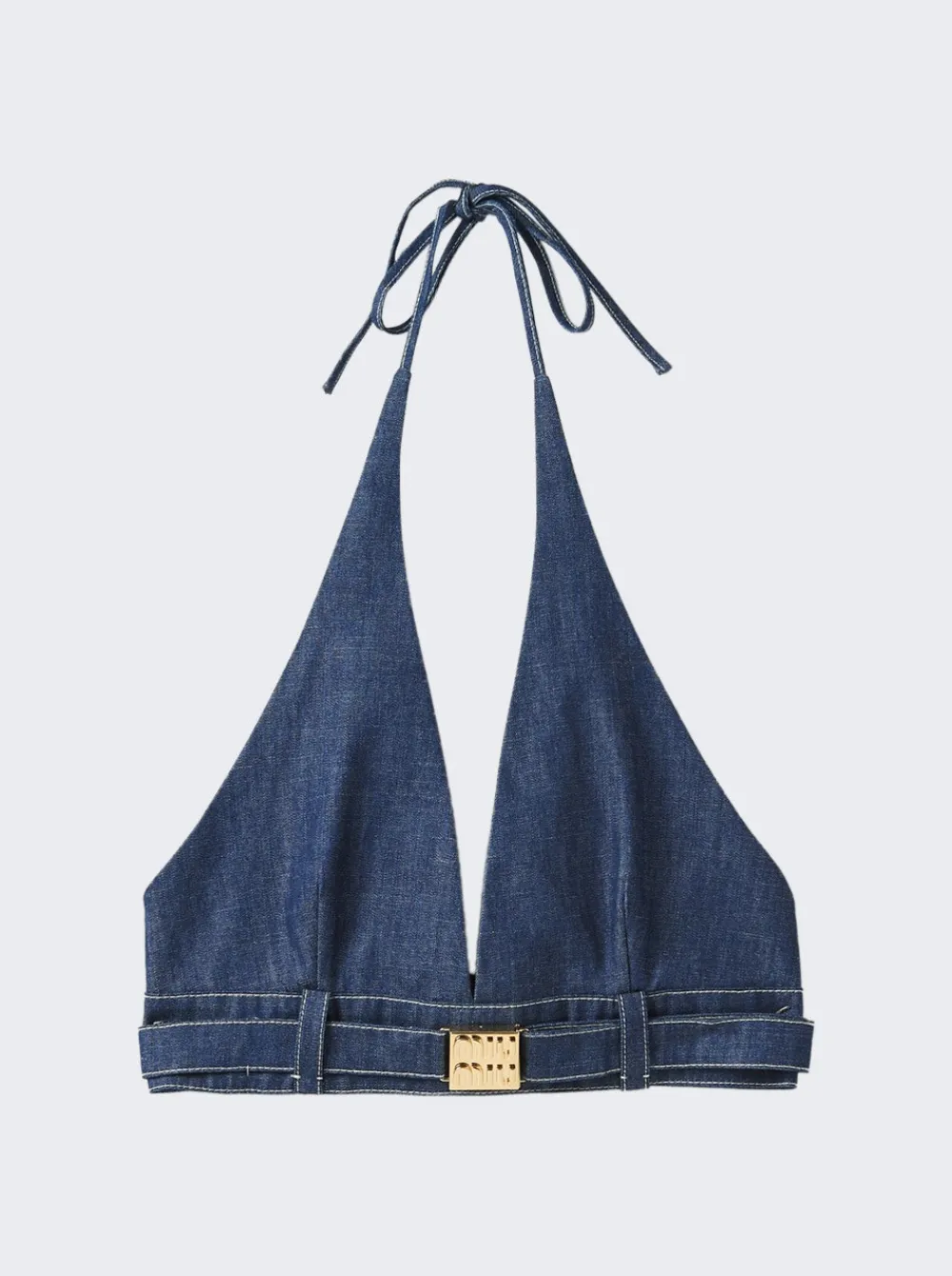 Miu Miu Denim Top Blue