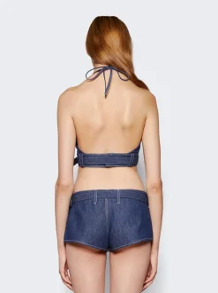 Miu Miu Denim Top Blue