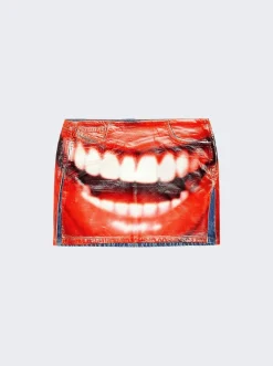 Diesel De-Pra Mini Skirt Red