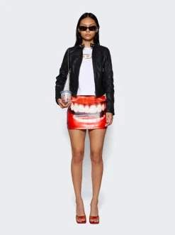 Diesel De-Pra Mini Skirt Red