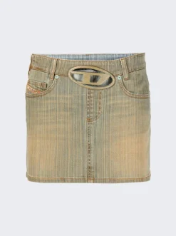 Diesel De-Ron Mini Skirt Green