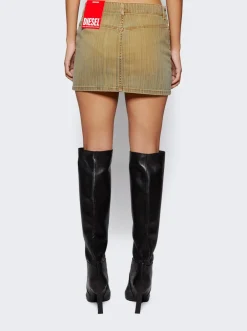 Diesel De-Ron Mini Skirt Green
