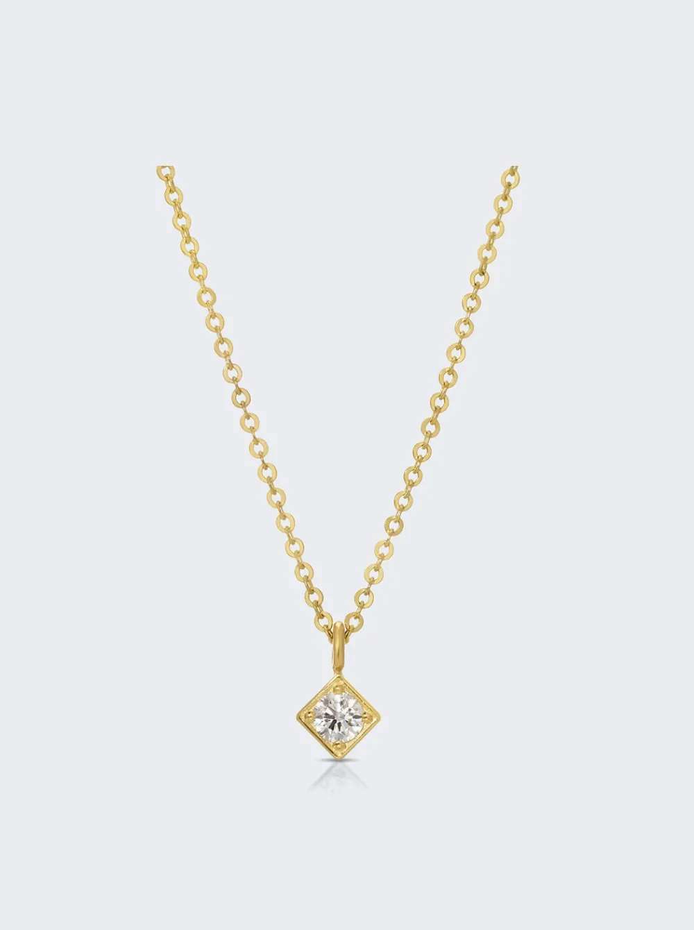 ISA GRUTMAN Diamond Necklace 14K Gold