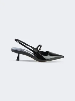 Jimmy Choo Didi 45 Patent Slingback Pumps Black