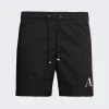 Amiri Double Logo Swim Shorts Black