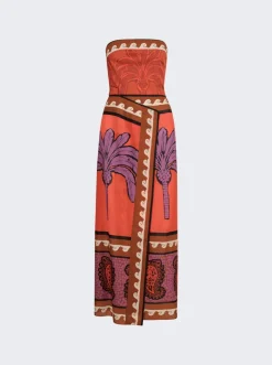 Johanna Ortiz East Africa Heart Dress Red And Purple