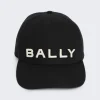 BALLY Embroidered Baseball Hat Black