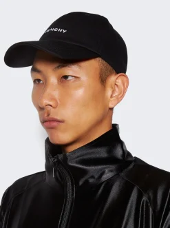 Givenchy Embroidered Logo Curved Baseball Cap Black