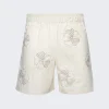 Paris Laundry Embroidered Summer Short Sable
