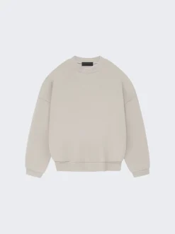 FEAR OF GOD ESSENTIALS Essentials Crewneck Sweatshirt Silver Cloud