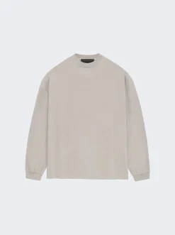 FEAR OF GOD ESSENTIALS Essentials Long Sleeve Tee Silver Cloud