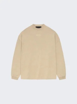 FEAR OF GOD ESSENTIALS Essentials Long Sleeve Tee Gold Heather