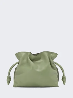 Loewe Flamenco Clutch Mini Bag Rosemary Green