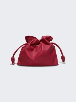 Loewe Flamenco Clutch Monochrome Bag Ruby Red