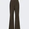 Jean Paul Gaultier Flare Trousers Brown