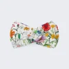 Gucci Flora Print Silk Headband White