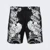Amiri Floral Swim Shorts Black