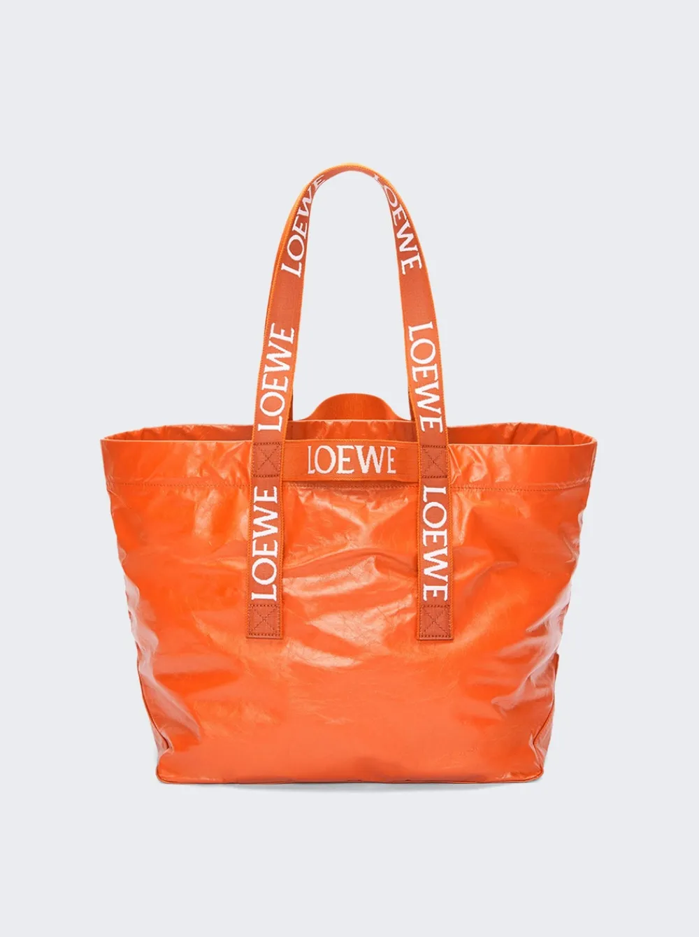 Loewe Fold Shopper Bag Orange
