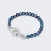 Hatton Labs Freshwater Pearl Bracelet Blue
