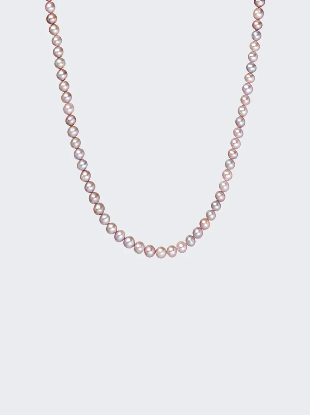 Hatton Labs Freshwater Pearl Chain Necklace Metallic
