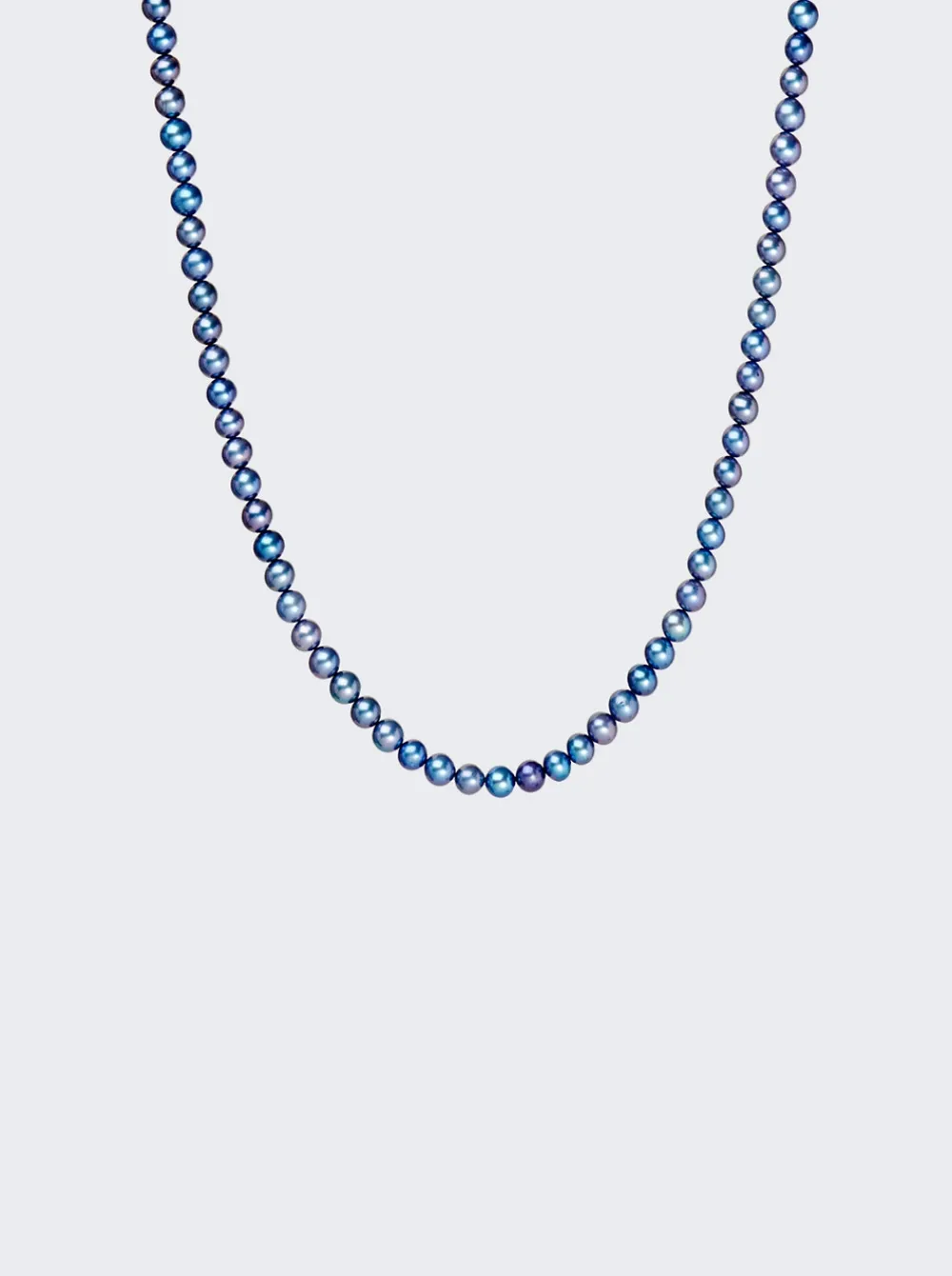 Hatton Labs Freshwater Pearl Chain Necklace Blue