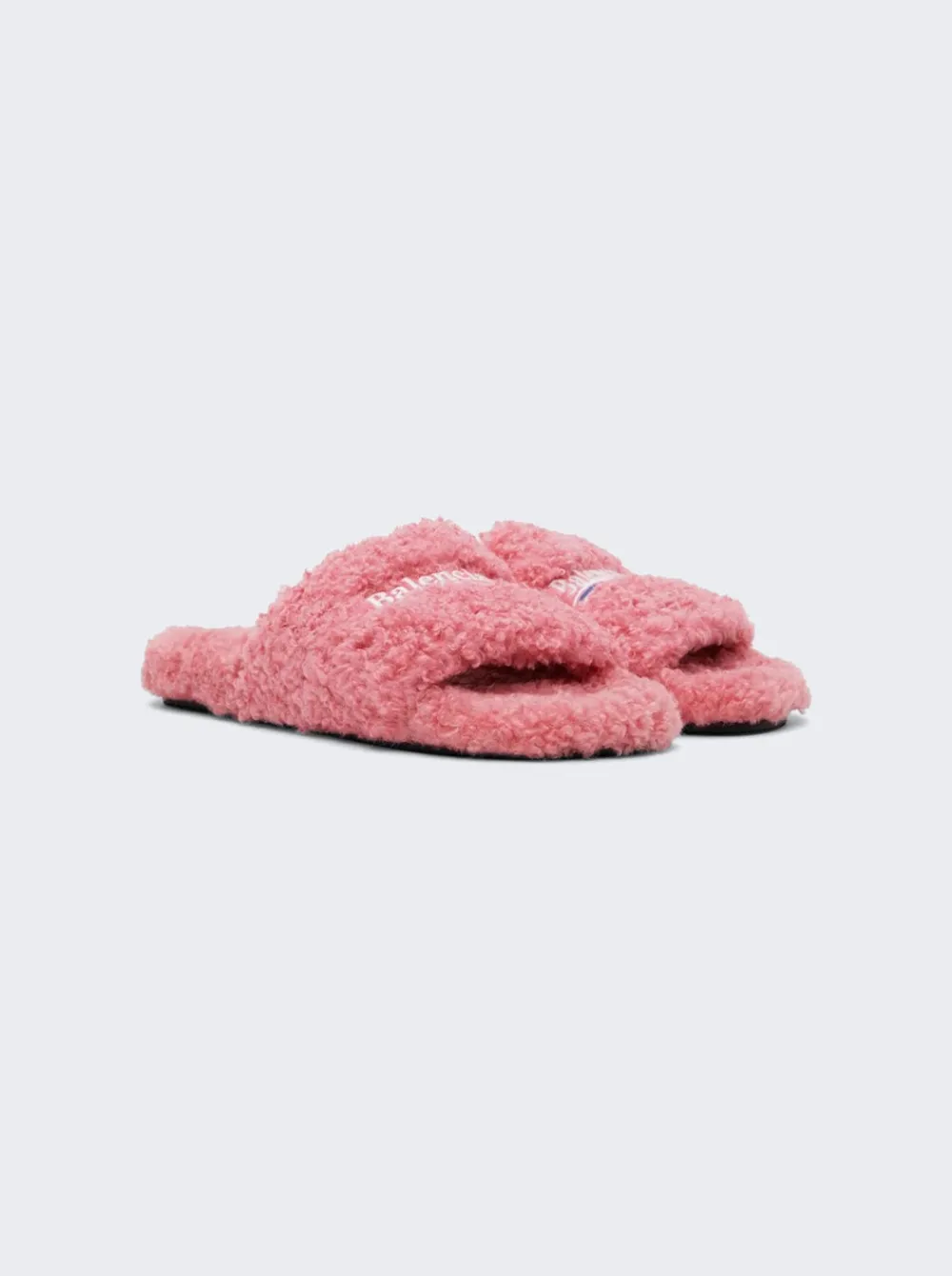Balenciaga Furry Slide Sandal Sweet Pink