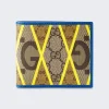 Gucci Gg Cosmoginie Rhombus Wallet Blue