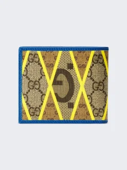 Gucci Gg Cosmoginie Rhombus Wallet Blue
