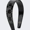 Gucci Gg Crystal Headband Black