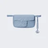 Gucci Gg Marmont Belt Bag Blue