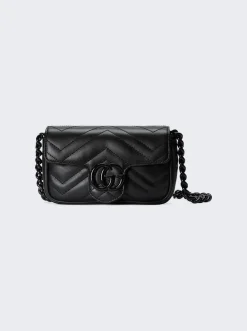 Gucci Gg Marmont Belt Bag Nero Black