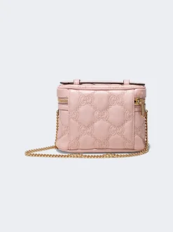 Gucci Gg Matelasse Top Handle Mini Bag Perfect Pink