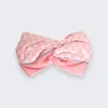 Gucci Gg Silk Headband With Horsebit Pink