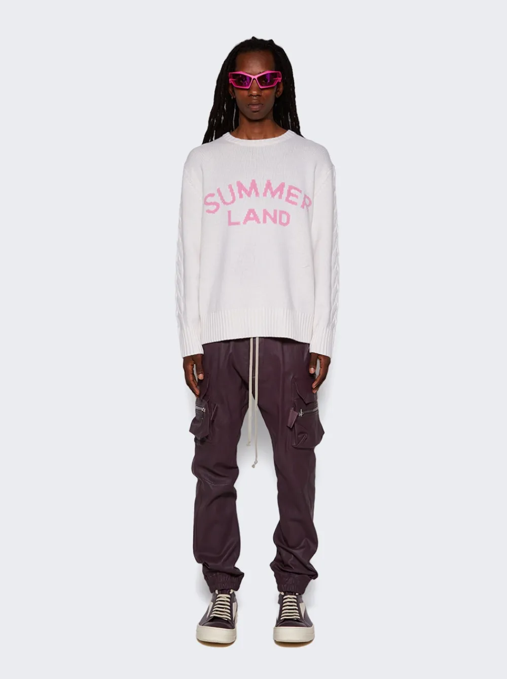 Givenchy Giv Cut Sunglasses Matte Pink And Violet