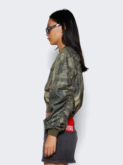 Diesel G-Khlo Camafaulge Jacket Army Green