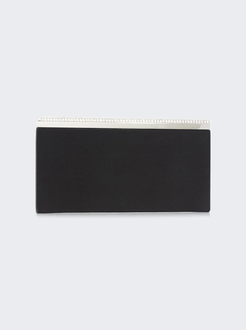 Judith Leiber Grace Satin Clutch Black