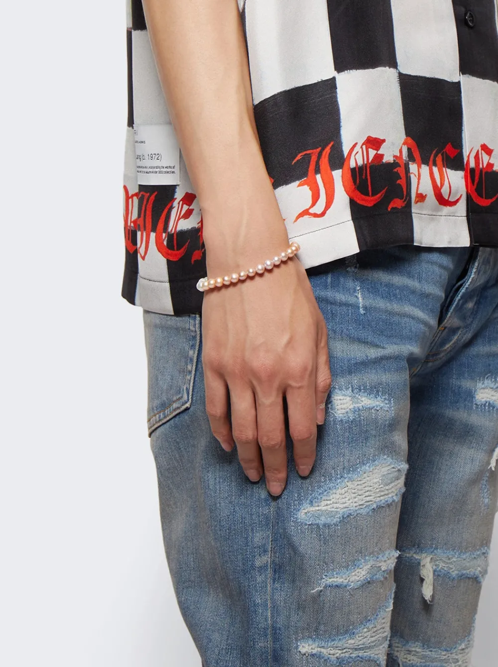 Hatton Labs Gradient Pearl Bracelet Sterling Silver