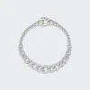 SHAY Gradual Pave Diamond Link Bracelet 18K White Gold