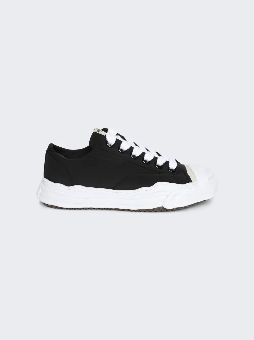 Maison MIHARA YASUHIRO Hank Nylon Puffer Low-Top Sneakers Black