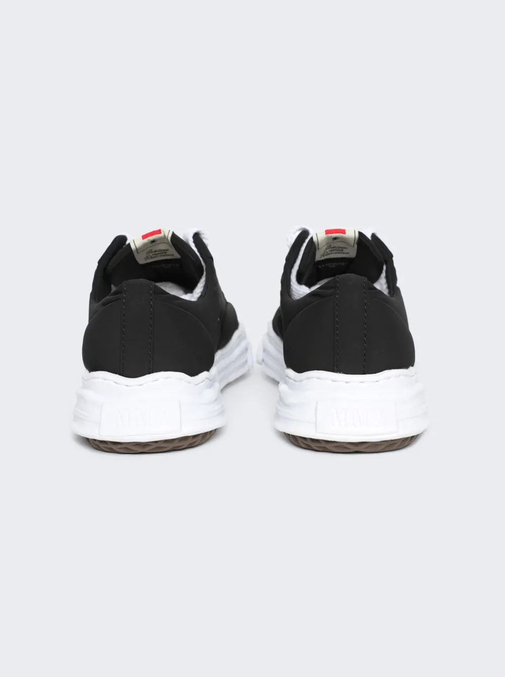 Maison MIHARA YASUHIRO Hank Nylon Puffer Low-Top Sneakers Black