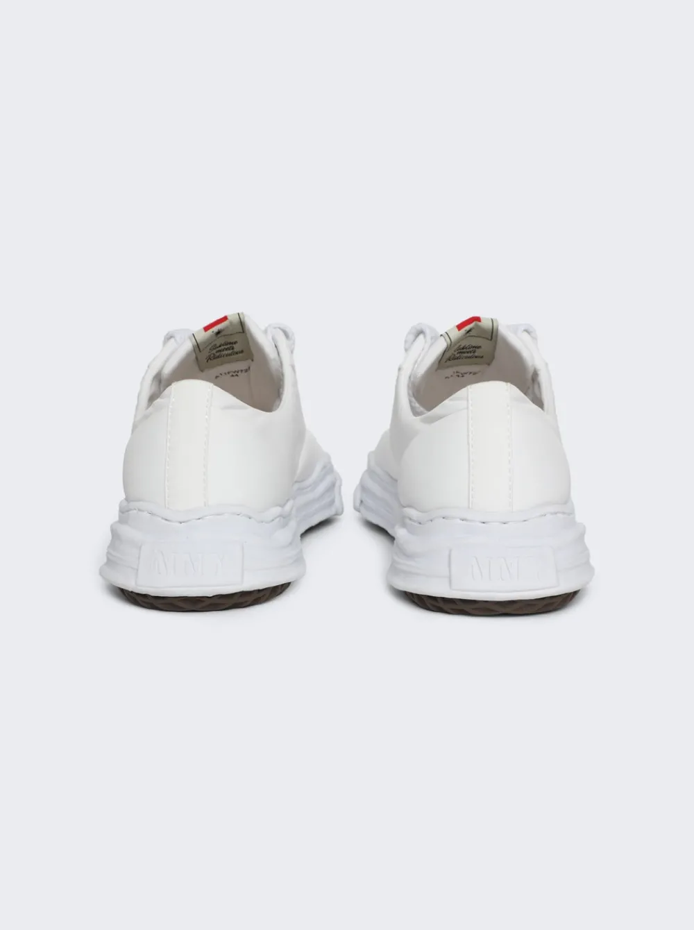 Maison MIHARA YASUHIRO Hank Nylon Puffer Low-Top Sneakers White