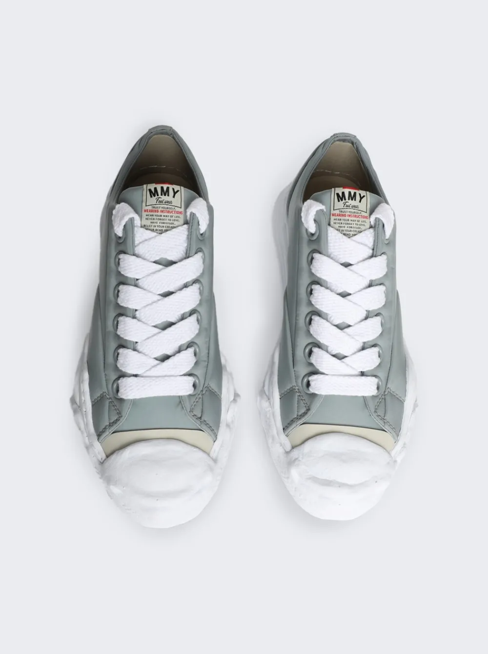 Maison MIHARA YASUHIRO Hank Nylon Puffer Low-Top Sneakers Blue