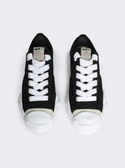 Maison MIHARA YASUHIRO Hank Nylon Puffer Low-Top Sneakers Black