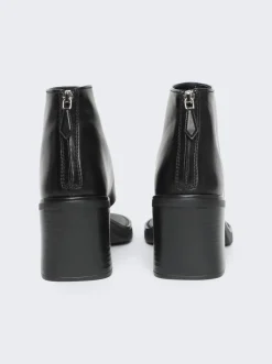 Miu Miu Heeled Sandal Boot Black