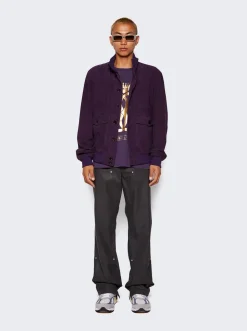 BALLY High Neck Bomber Jacket Orchid Purple