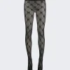 Gucci Interlocking G Tights Black
