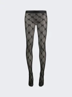 Gucci Interlocking G Tights Black