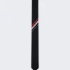 Thom Browne Jacquard Stripe Silk Cotton Tie Navy